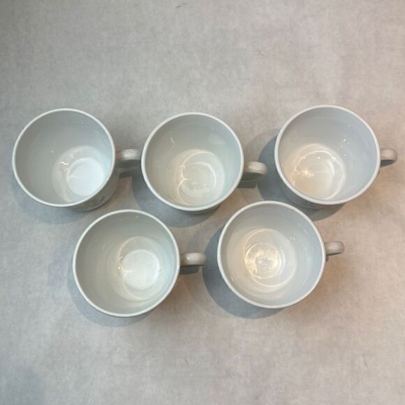 Vtg Corelle Corning Spring Bloom Meadow Coffee Cups Set 5 Tea Flowers 8 oz - Picture 5 of 8